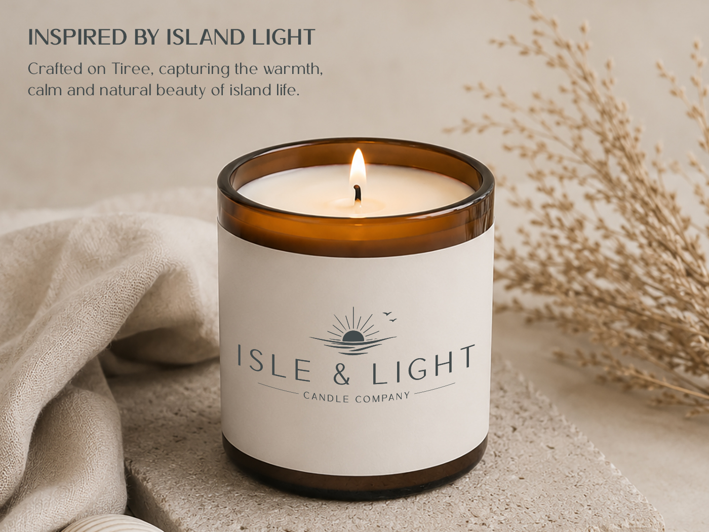 Tiree: Candle Mockup Tiree: Candle Mockup