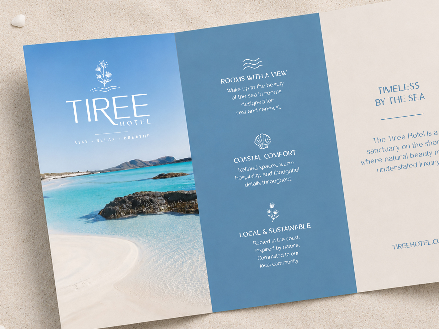Tiree: Leaflet Mockup Tiree: Leaflet Mockup